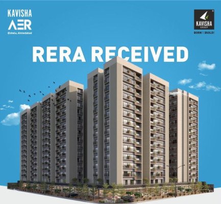 Kavisha Aer | 2, 3 BHK Apartments, Shela, Ahmedabad