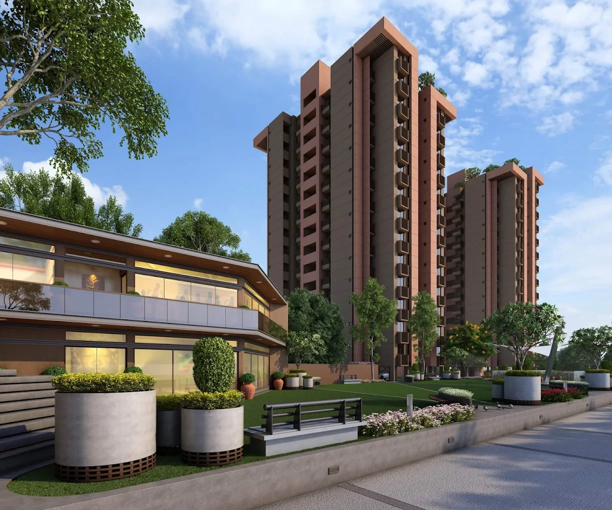 Sun South Park | 3 BHK Apartments, South Bopal, Ahmedabad for sale