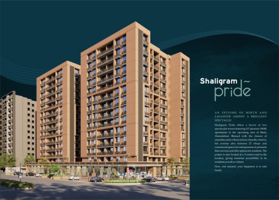 Shaligram Pride | 3 BHK Apartments, Shela, Ahmedabad