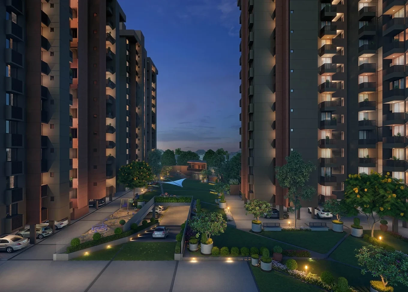 Sun South Park | 3 BHK Apartments, South Bopal, Ahmedabad